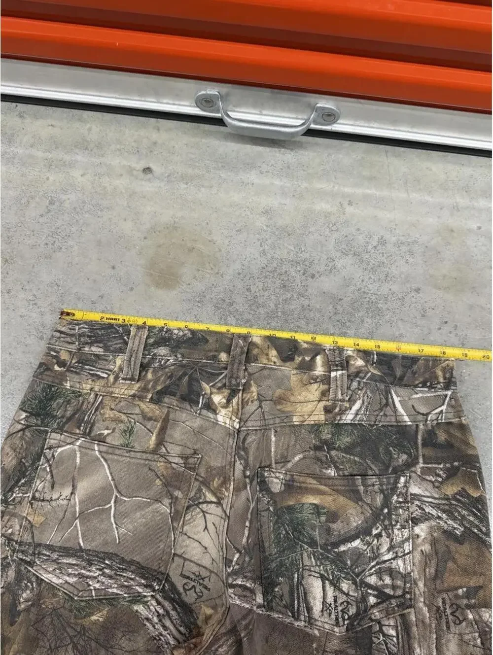 vintage realtree camo relaxed baggy fit cargo pants size 36 x 30